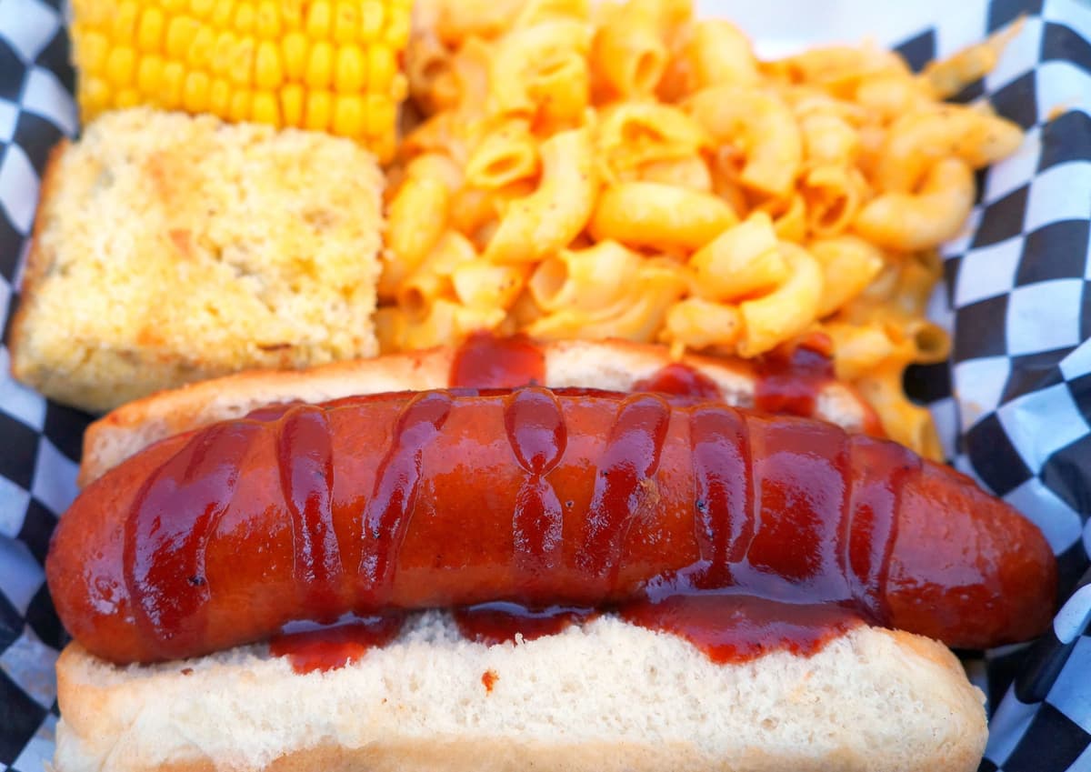 Sausage at Biggie Boy BBQ (Photo by Mark Whittaker)