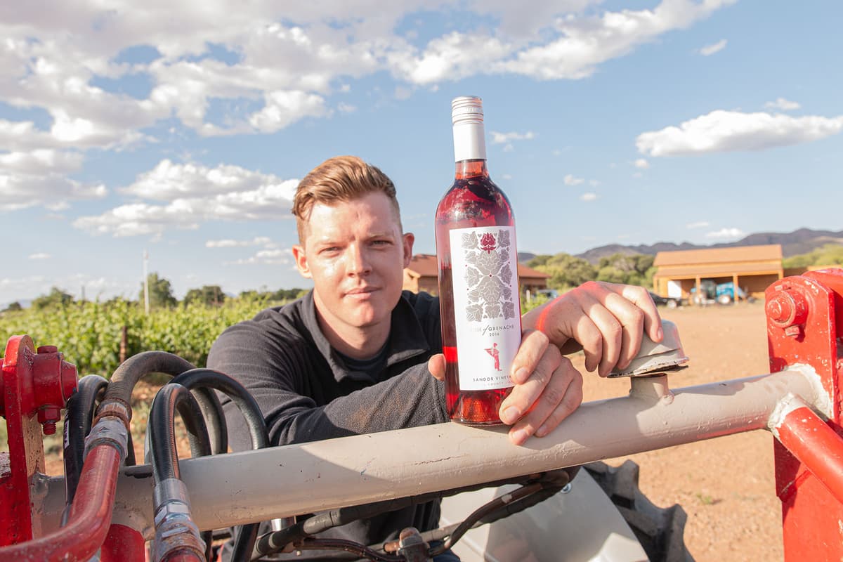 Billy Kovacs at Sandor Vineyards