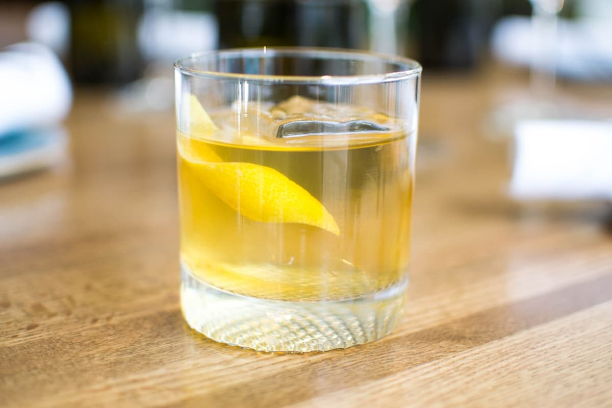Peach Tea Old Fashioned at BIRD Modern Provisions & Bar (Credit: Matthew Martinez)