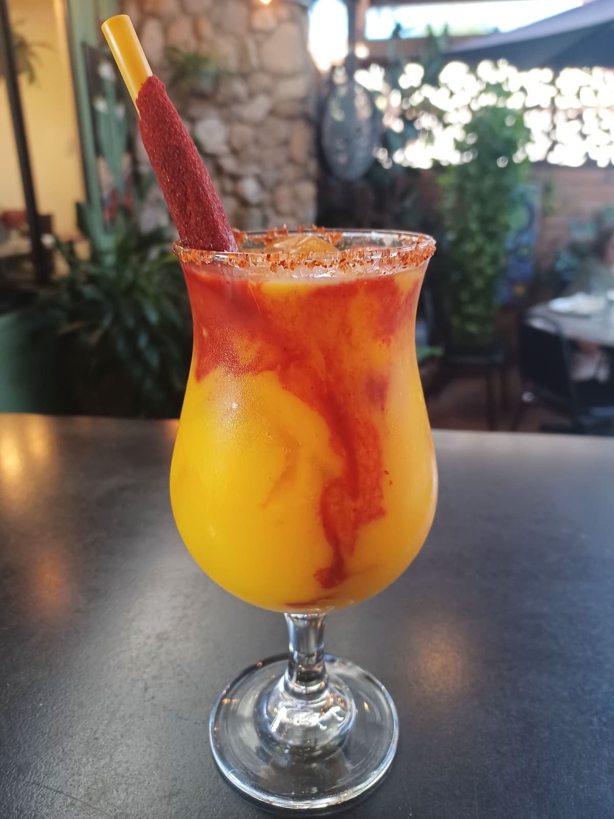Kicked Up Mangonada at Blue Willow (Photo by Sherra Stewart)