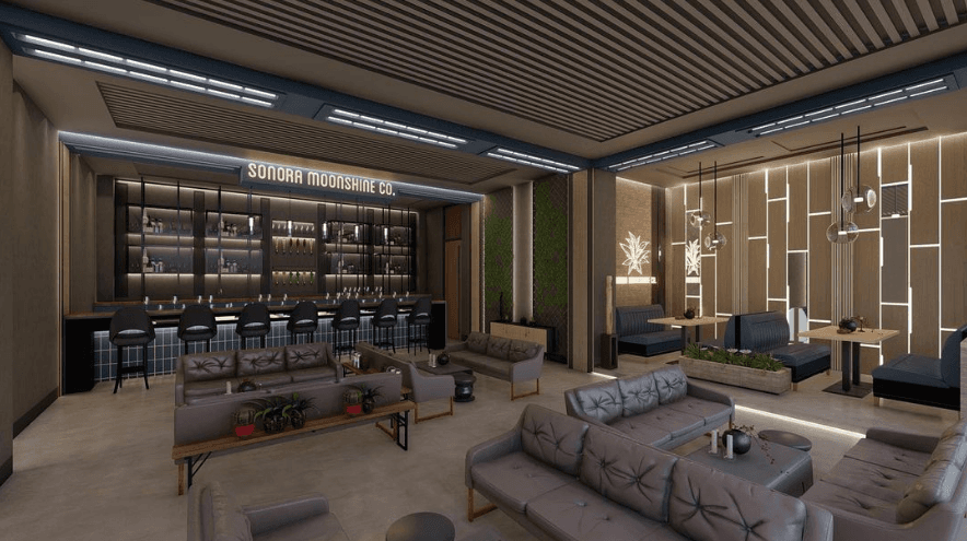 Rendering of Sonora Moonshine Company (Photo courtesy of Borderlands Brewing)