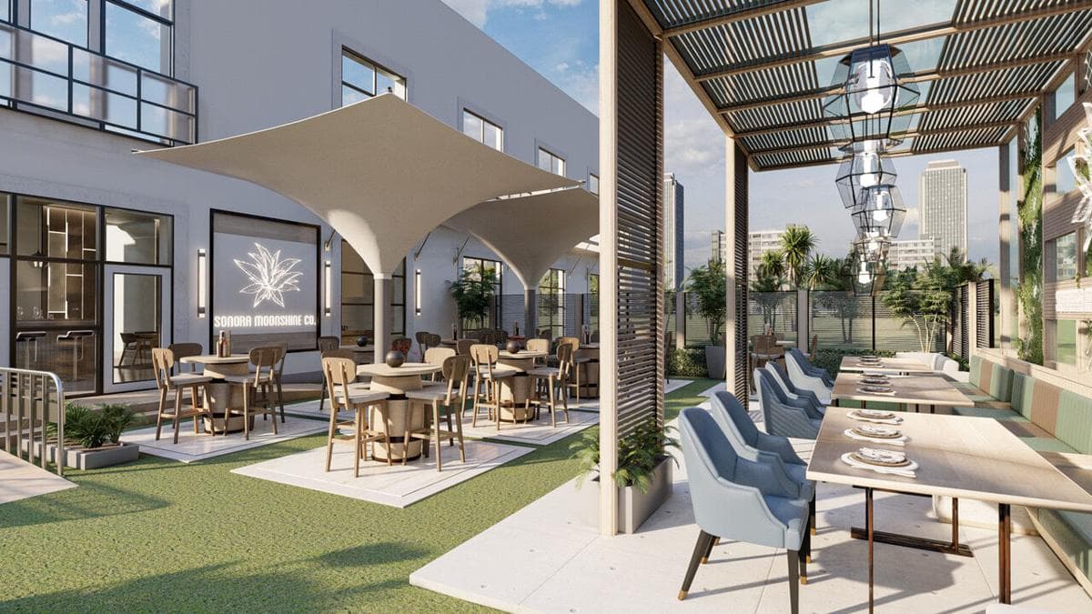Rendering of Sonoran Moonshine Company (Photo courtesy of Borderlands Brewing)