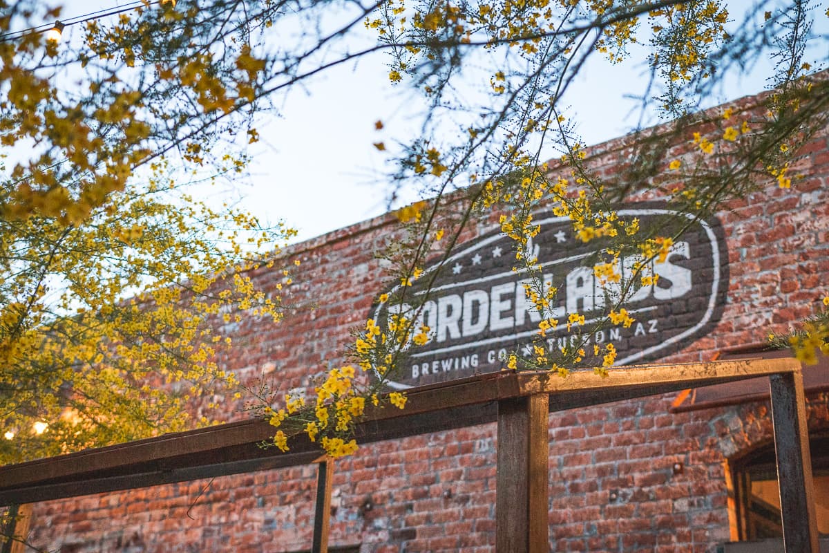 Borderlands Brewing Company in spring (Credit: Jackie Tran)