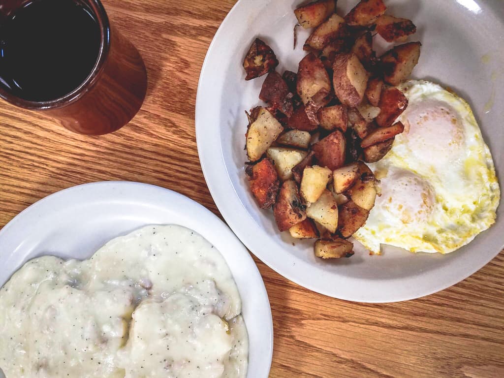 Early Bird Special at Laverna's Coffee Shop (Credit: Jackie Tran)