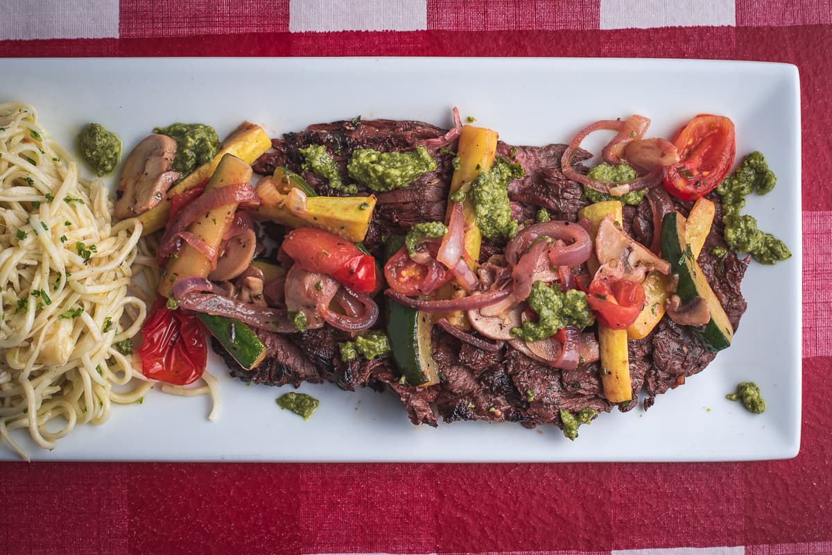 Skirt steak at Mama Louisa's (Credit: Jackie Tran)