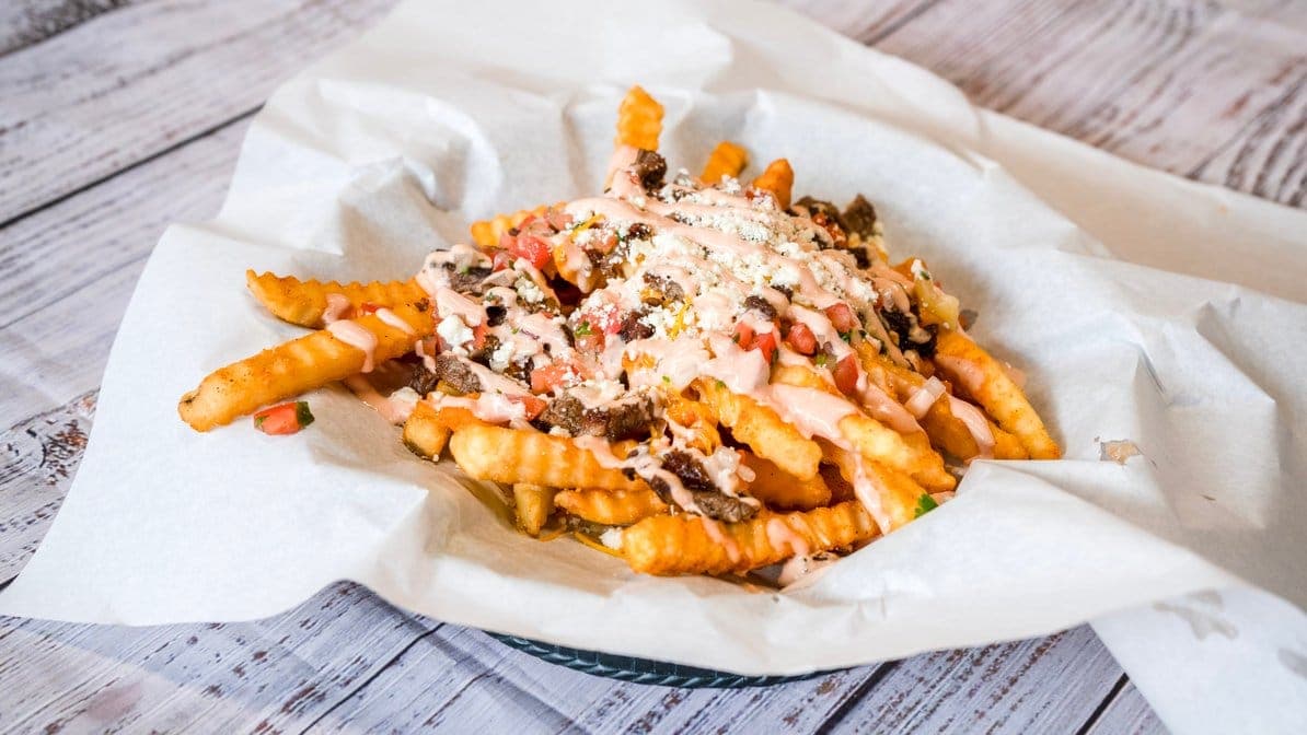 Lucha Fries at Buena Vida