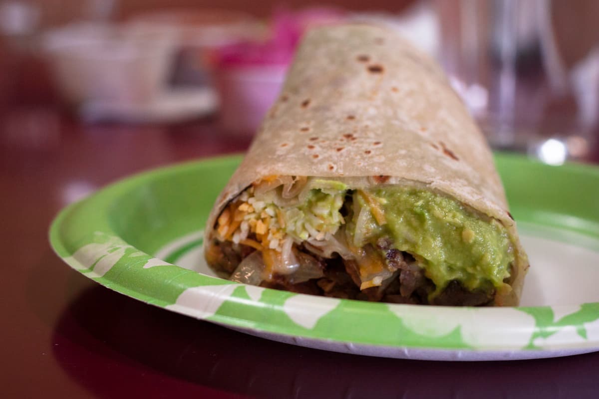 Zacatecas burrito at Taqueria El Pueblito