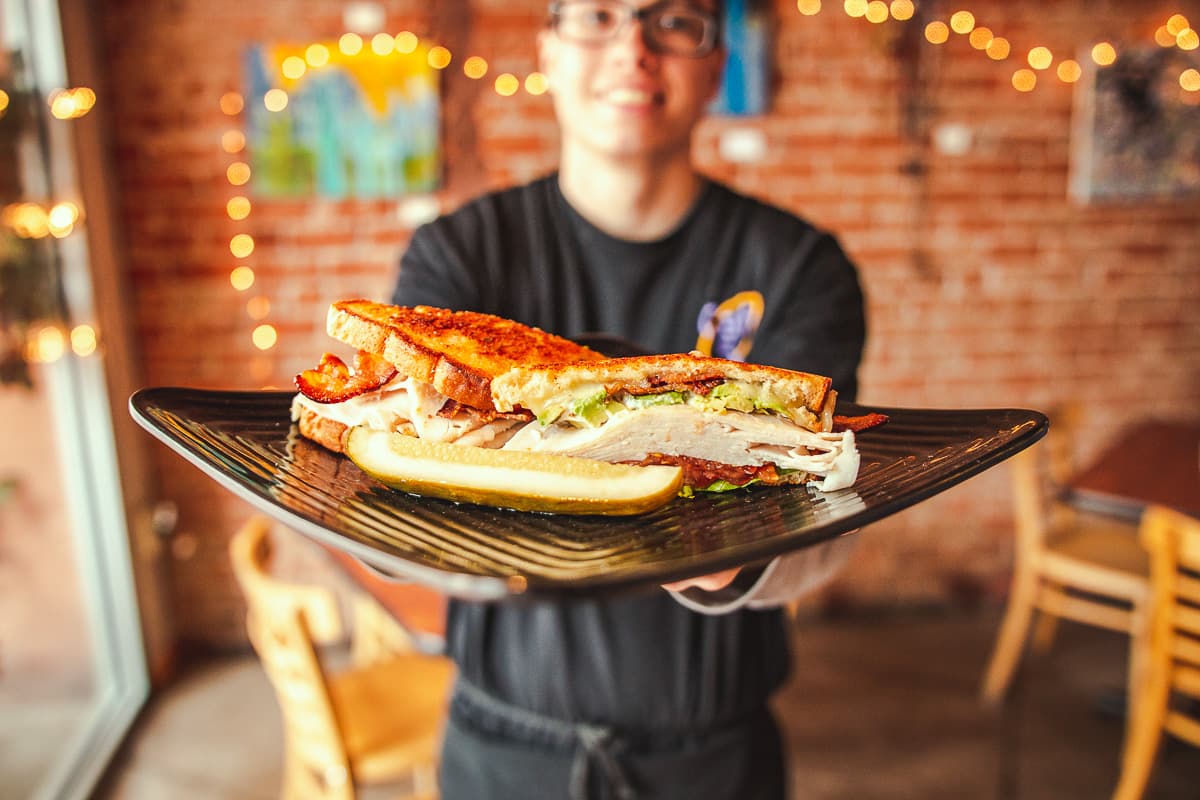 Club sandwich at Cafe 54 (Credit: Jackie Tran)