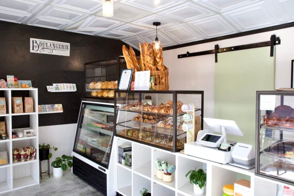 a store filled with lots of counter space