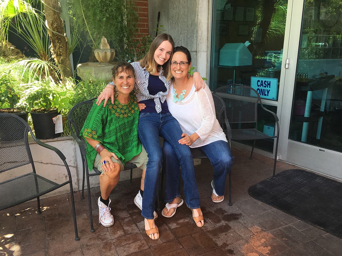 Sandra Davila, Belen Barley, and Marcela Davila-Barley at the Little One (Credit: Wren Awry)