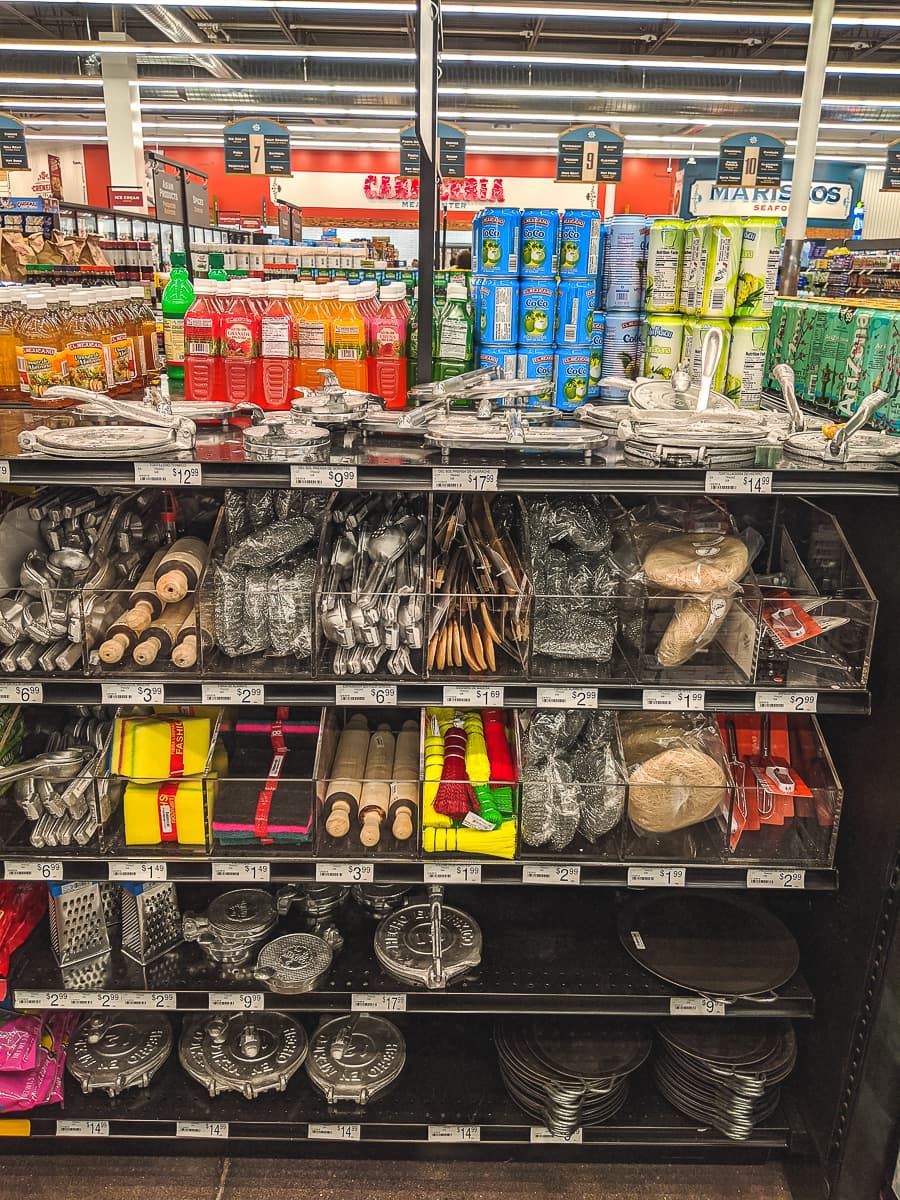 Equipment at Cardenas Markets (Credit: Jackie Tran)