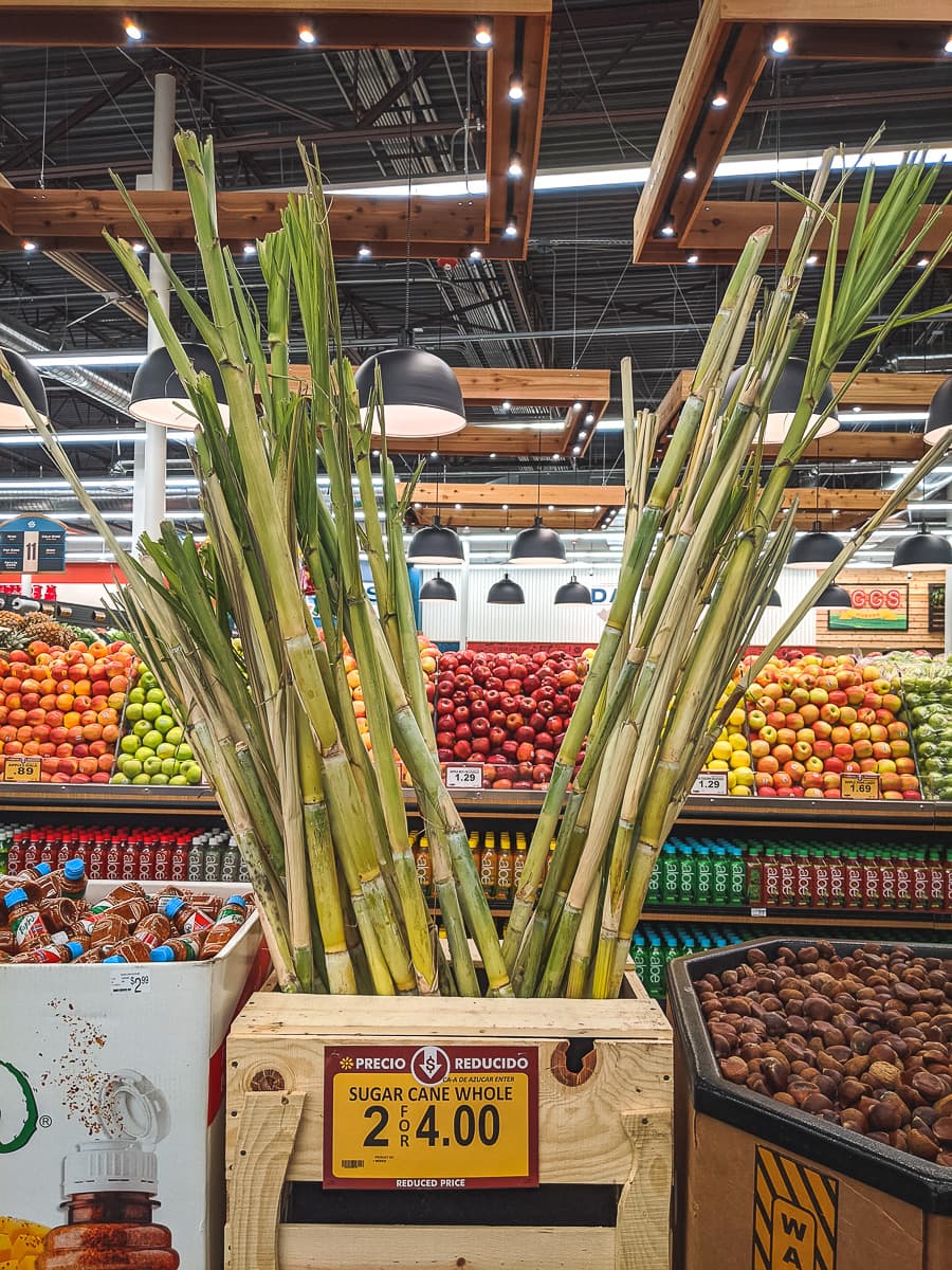 Sugarcane at Cardenas Markets (Credit: Jackie Tran)