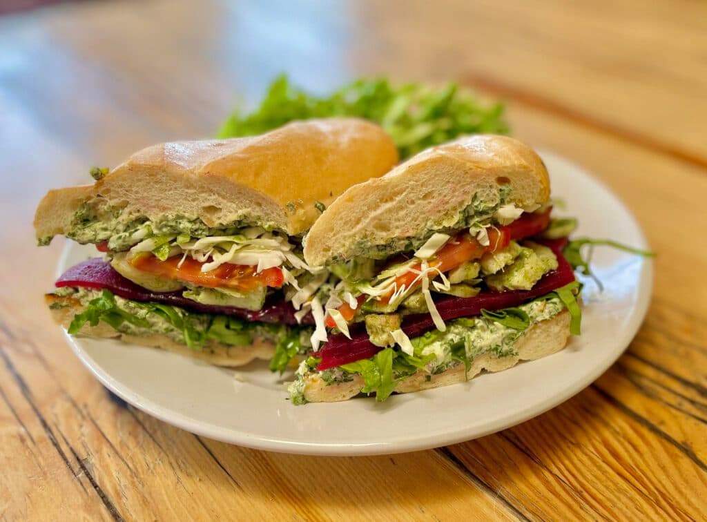 Green Goddess Chicken Sandwich (Photo courtesy of Ghini's French Caffe)