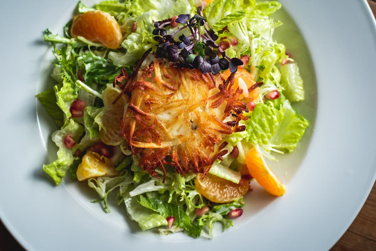 Fried Goat Cheese & Pomegranate Salad at the Dutch Eatery & Refuge (Credit: Jackie Tran)