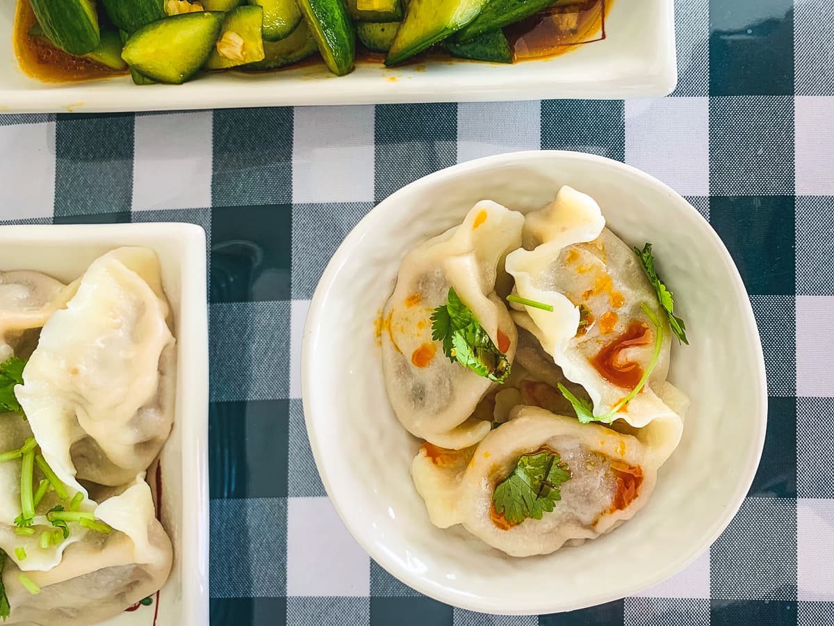 Dumplings at Jewel's Noodle Kitchen