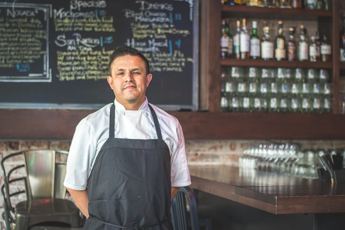 Chef de Cuisine Adrian Castillo at Elvira's Restaurant Tequila Cocina Vino (Credit: Jackie Tran)