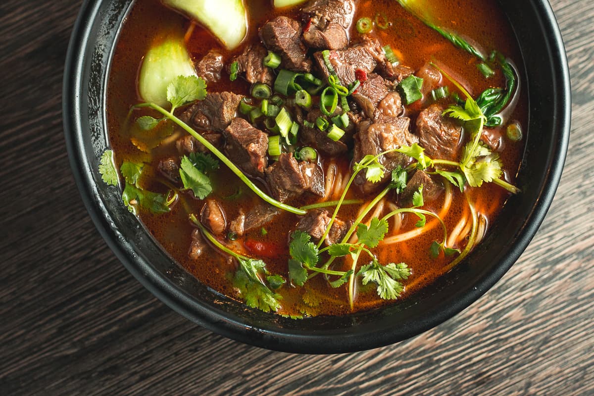 Beef Noodle Soup at China Bamboo