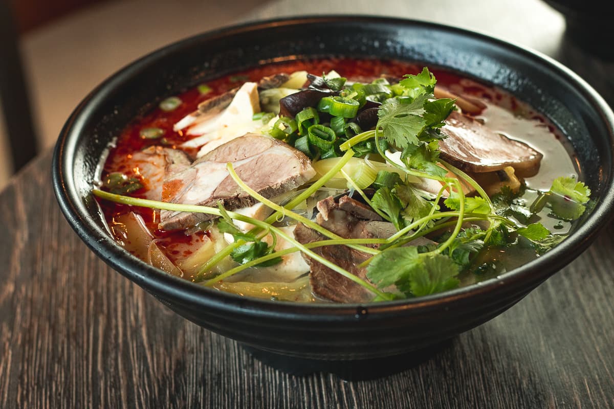 Lamb Noodle Soup at China Bamboo