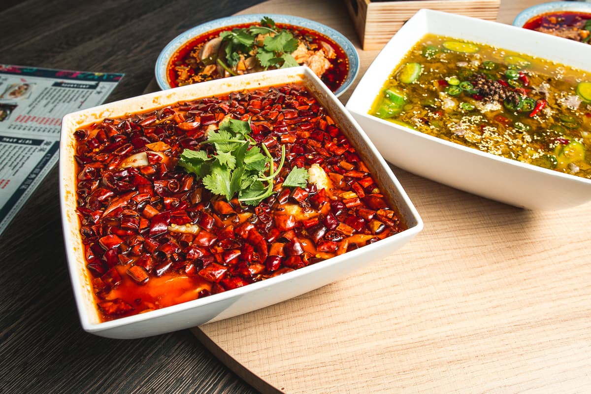 Boiled Fish in Chili Oil at China Bamboo (Credit: Jackie Tran)