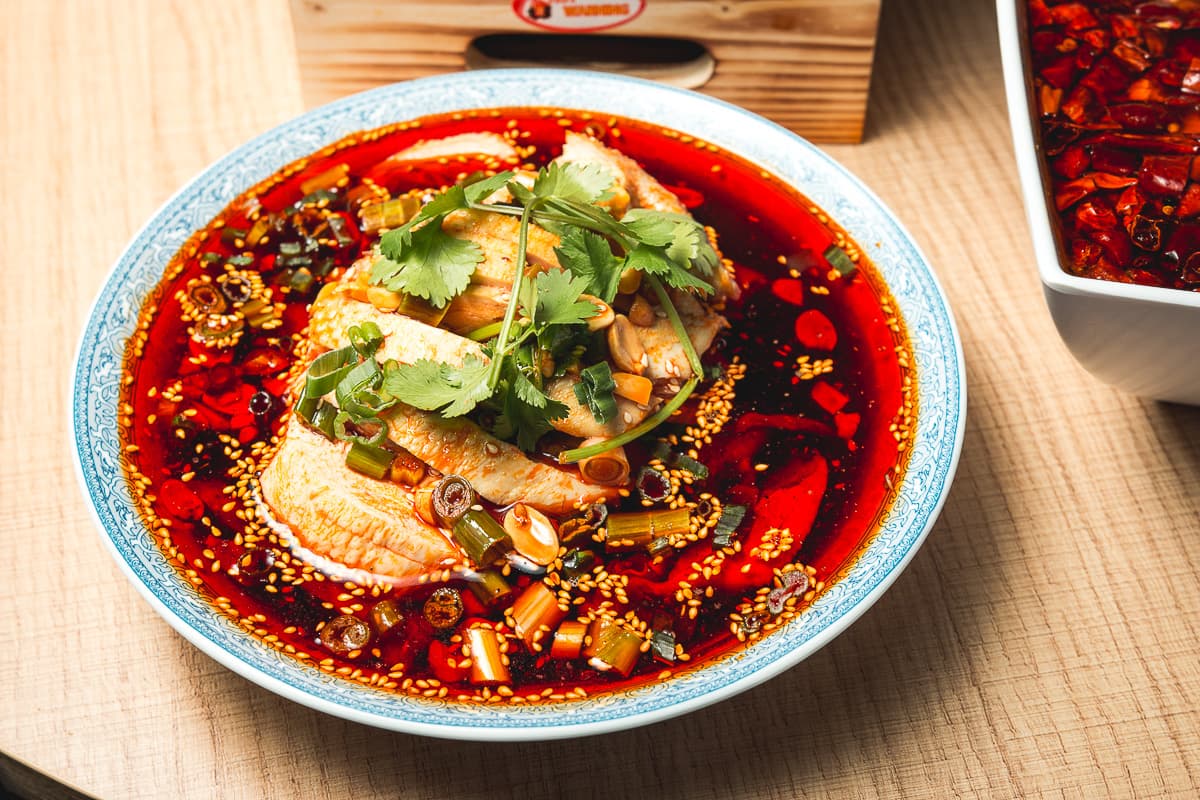 Spicy Cold Chicken at China Bamboo (Credit: Jackie Tran)