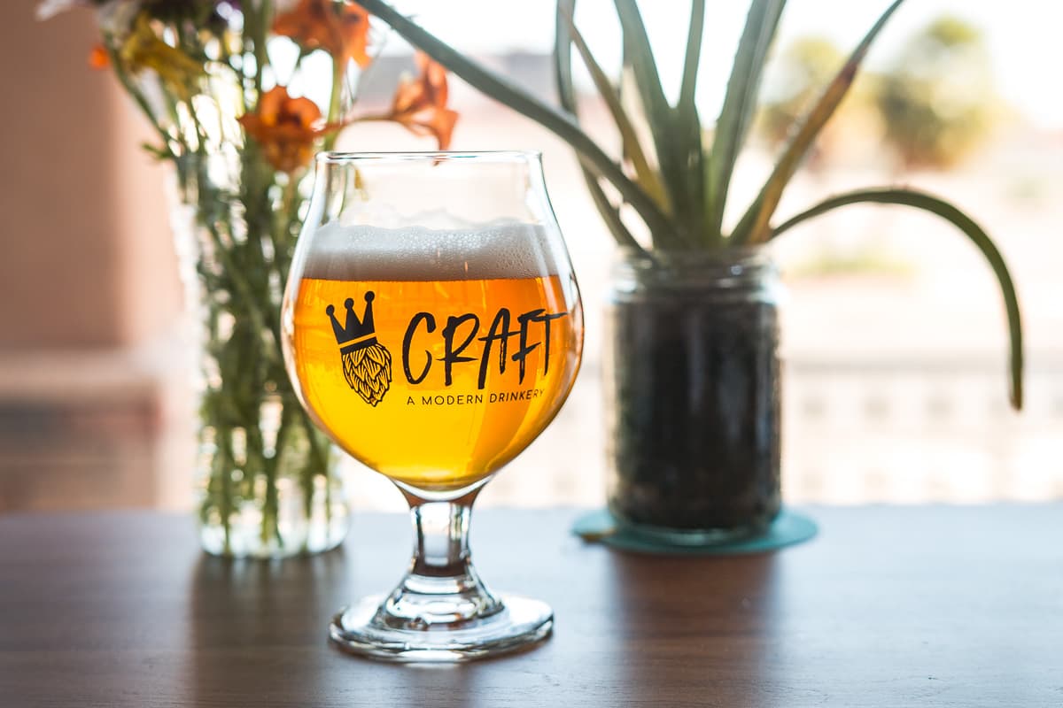 Beer at Craft, a Modern Drinkery (Credit: Jackie Tran)
