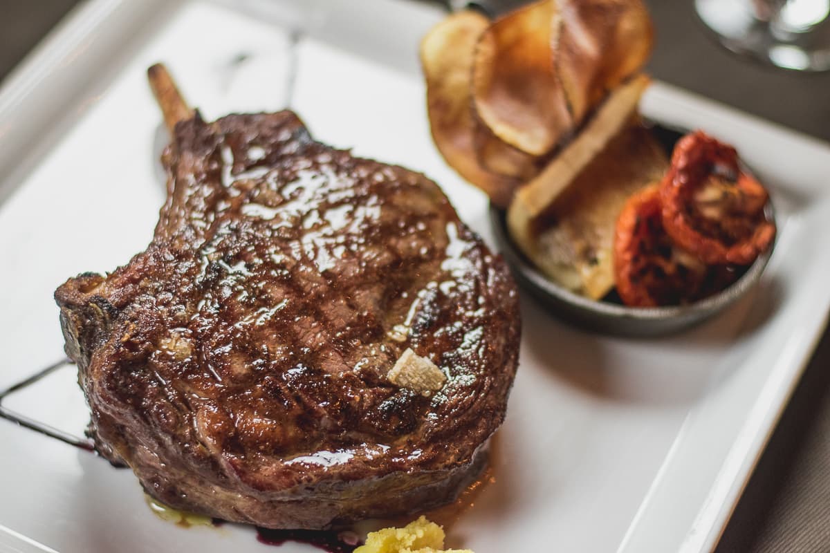 22 oz. Cowboy Ribeye at PY Steakhouse (Credit: Melissa Stihl)