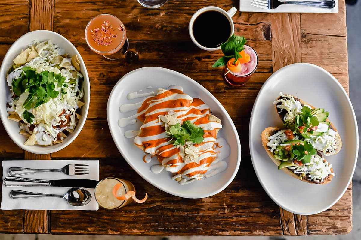 Chilaquiles, Encacahuatadas, and Molletes at Penca Restaurante