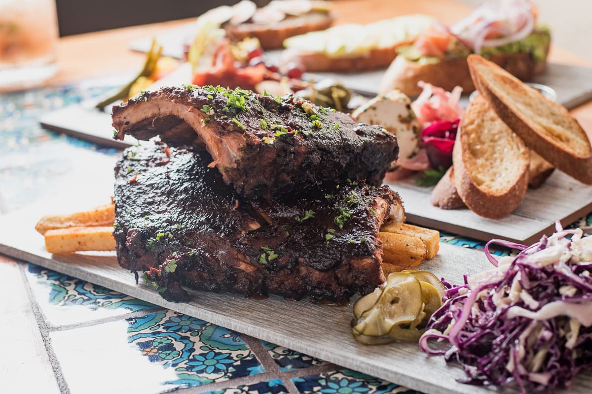Sweet Ancho Baby Back Ribs at Cielos at Lodge on the Desert (Credit: Jackie Tran)