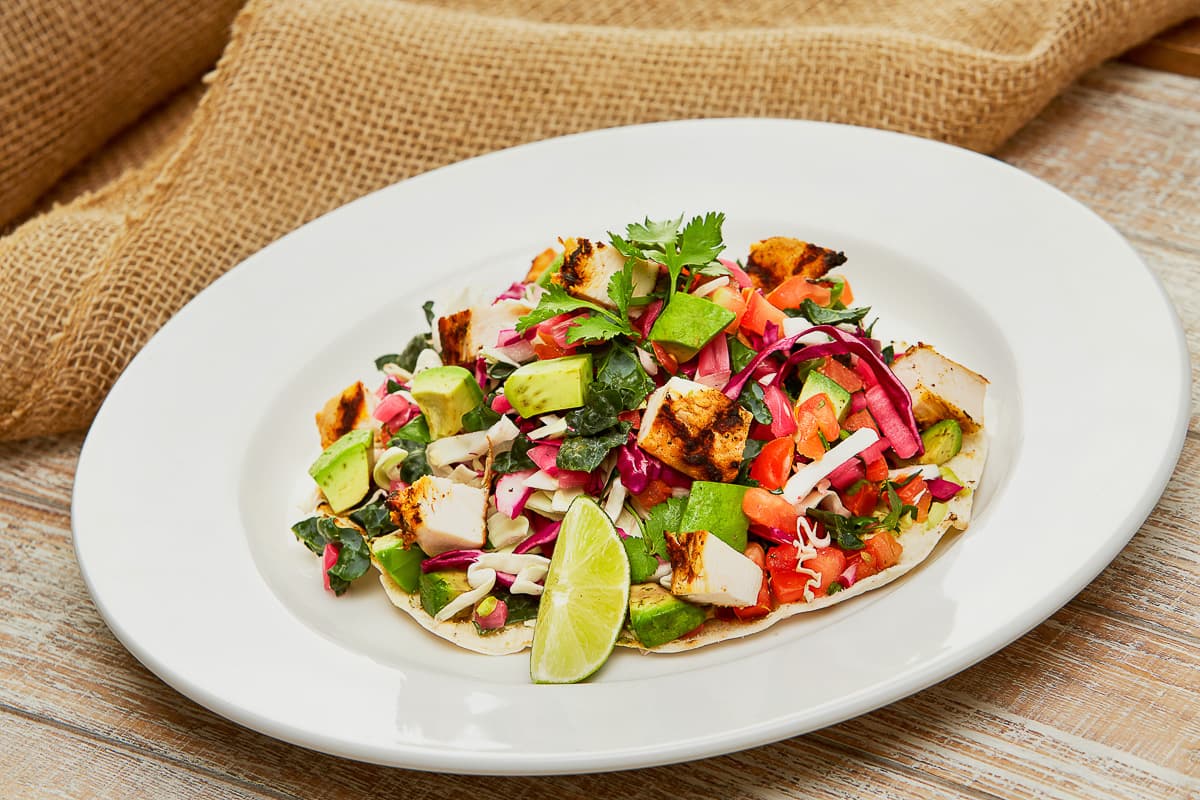 Avocado Hummus Tostada (Photo courtesy of Pita Jungle)