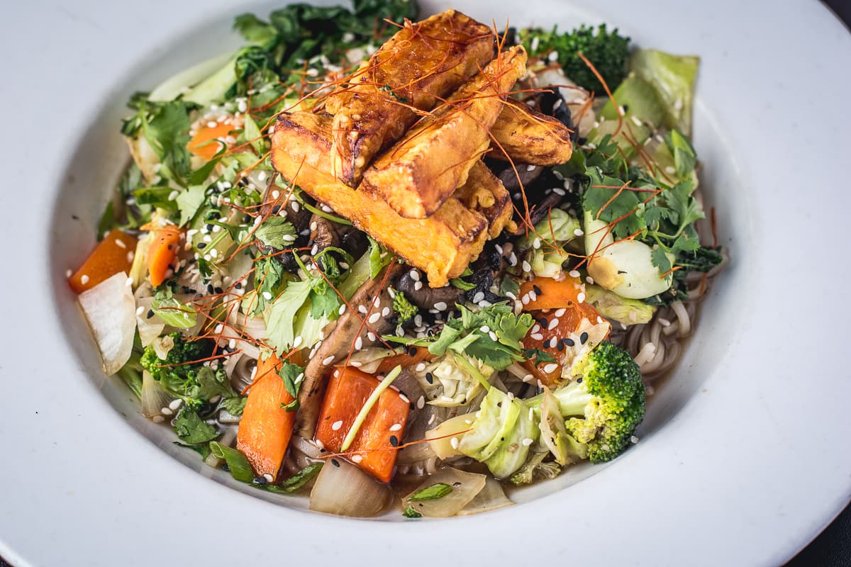 Asian Noodle Bowl at the Tasteful Kitchen (Credit: Jackie Tran)