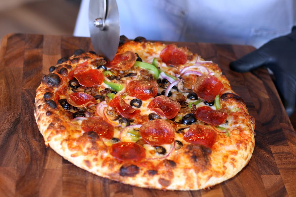 Extreme Supreme pizza at Ciao Down