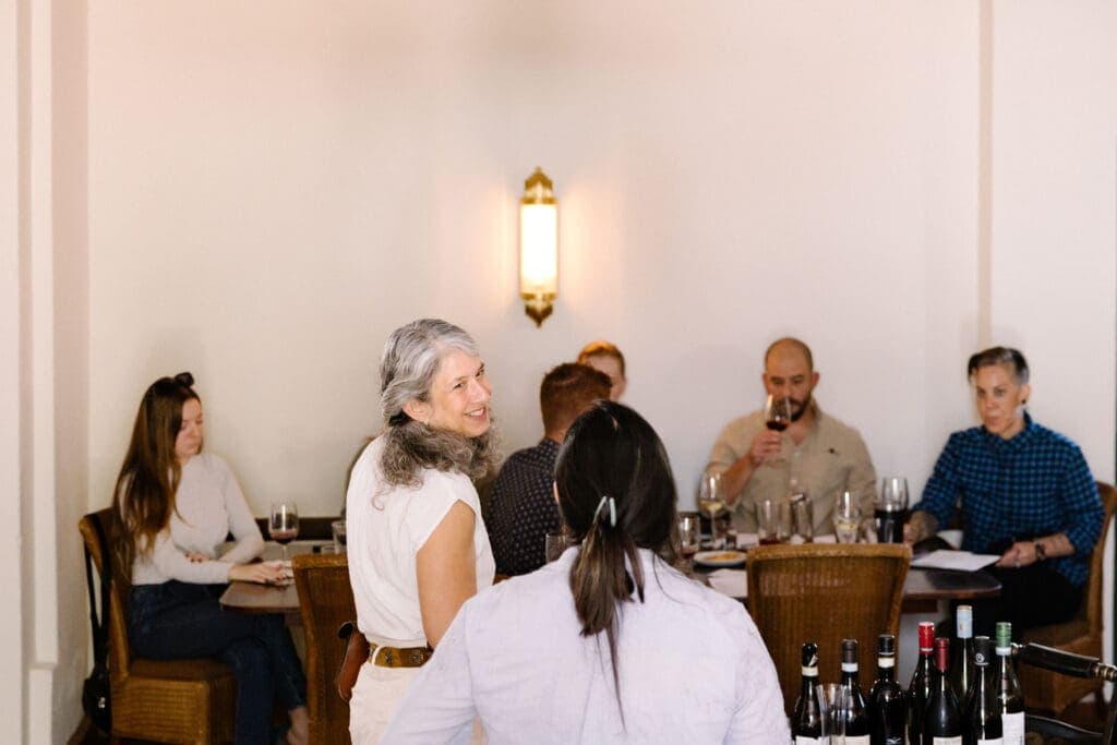 a group of people performing on a counter