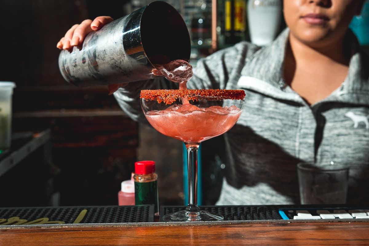 Watermelon Margarita at Cafe Santa Rosa (Credit: Jackie Tran)