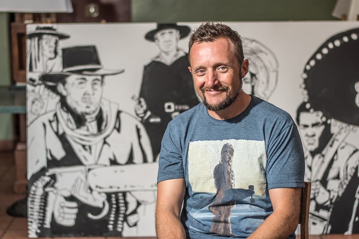 Kade Mislinski, proprietor of Classic Spaghetti Western Steakhouse (Credit: Jackie Tran)