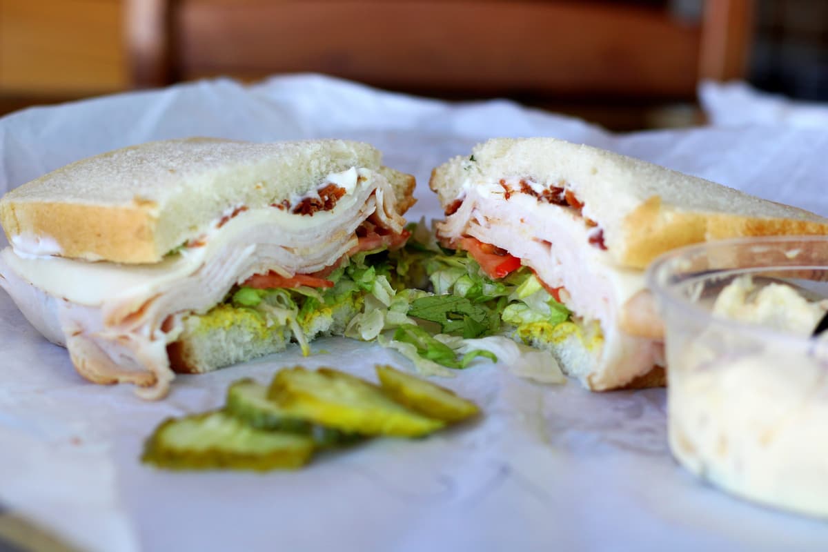 Club Sandwich at Sausage Shop (Photo by Mark Whittaker)