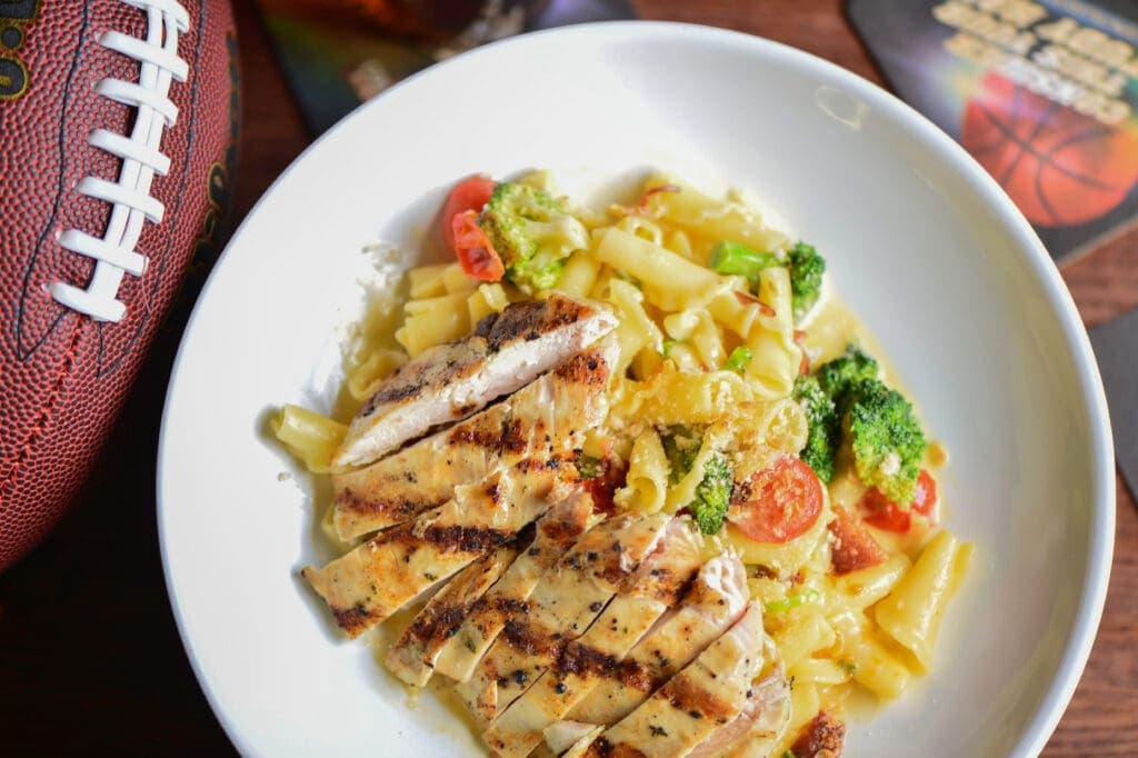 a bowl of food on a plate