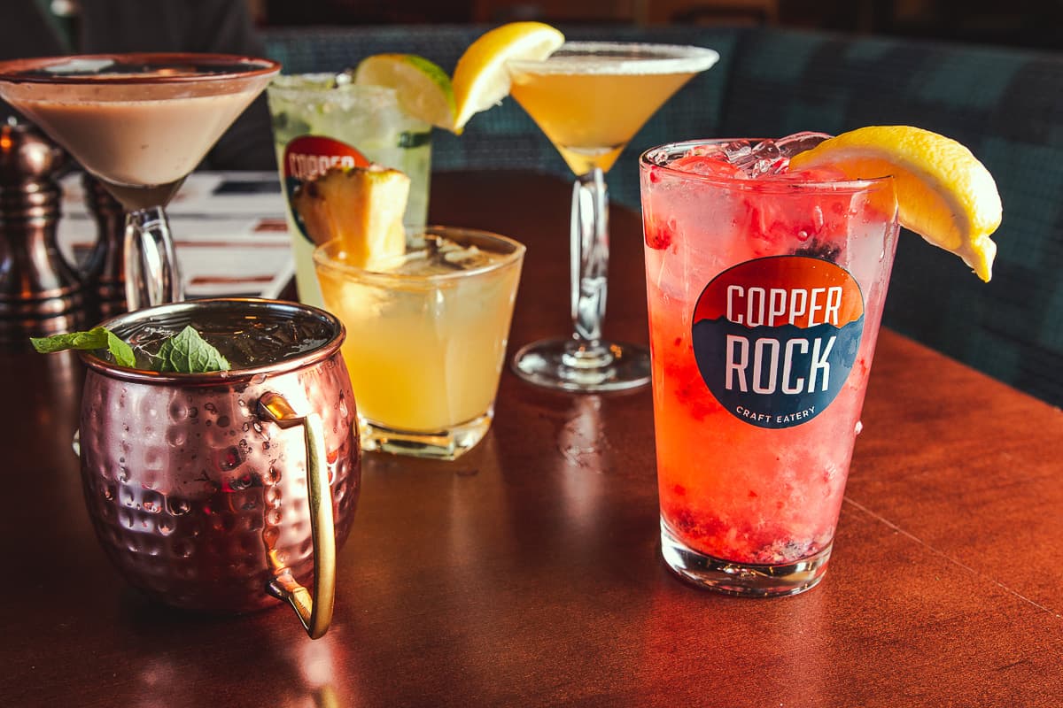 Cocktails at Copper Rock Craft Eatery (Credit: Jackie Tran)
