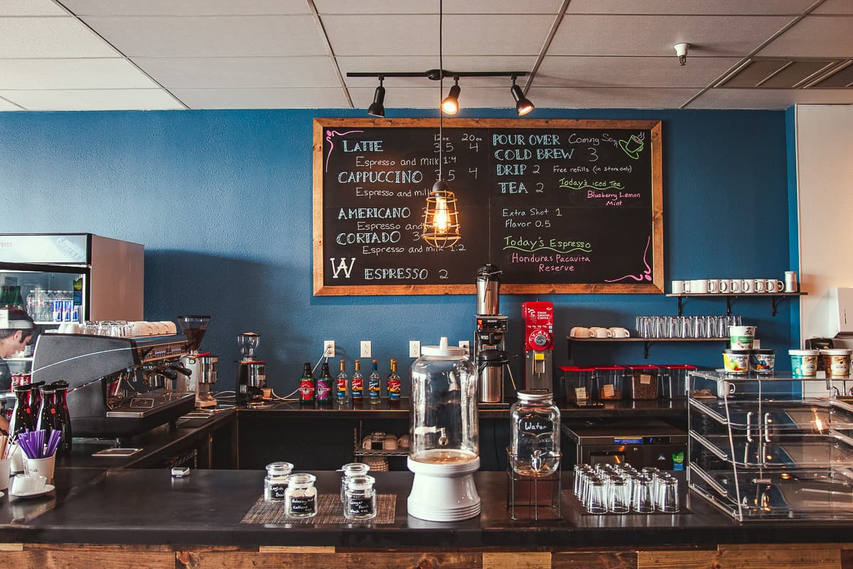 Interior at Crema Coffee