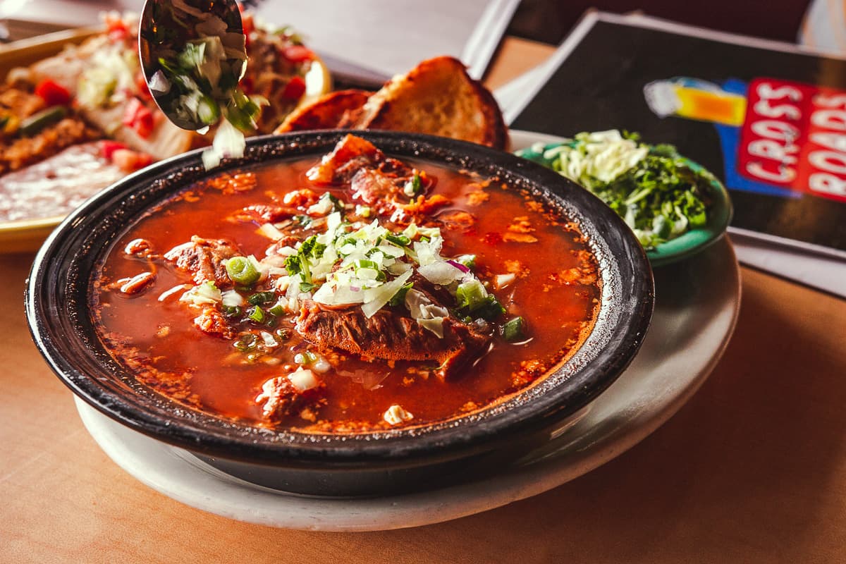 Pozole at Crossroads Restaurant (Credit: Jackie Tran)