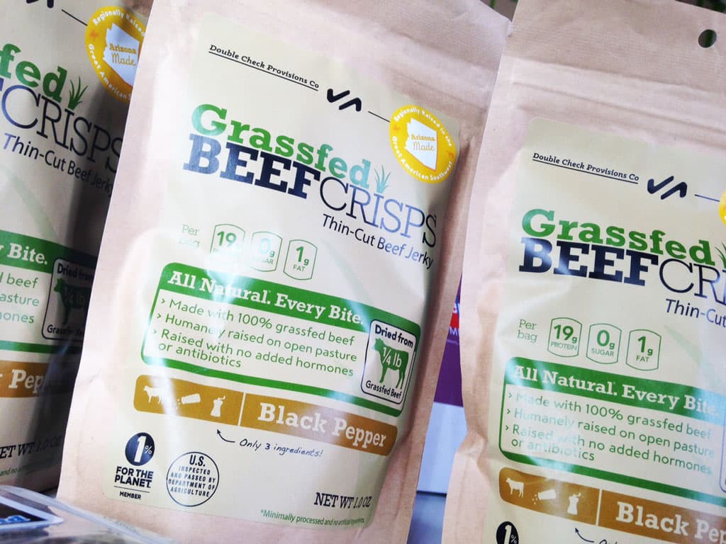 Grassfed Beef Crisps from Double Check Provisions Co.