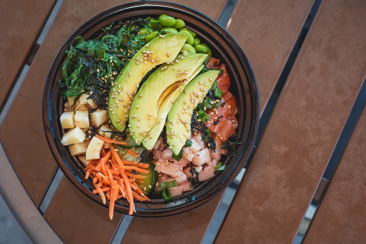 Poke bowl from Jimmy's Pita & Poke (Credit: Jackie Tran)