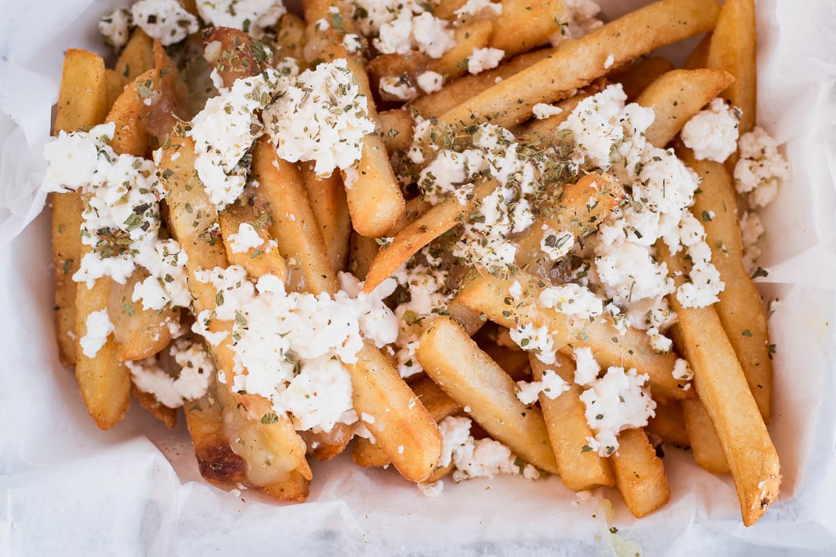 Feta Fries at Greek House (Credit: Jackie Tran)