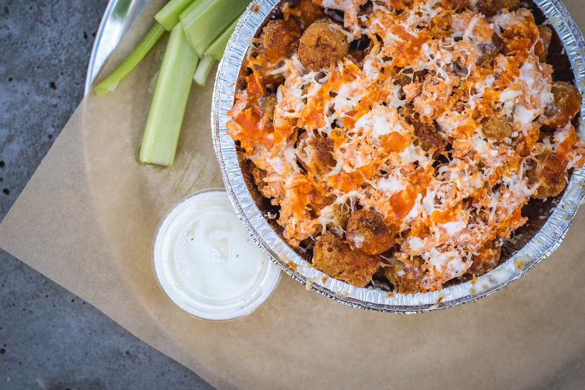 Buff Loaded Tots at No Anchovies (Credit: Jackie Tran)