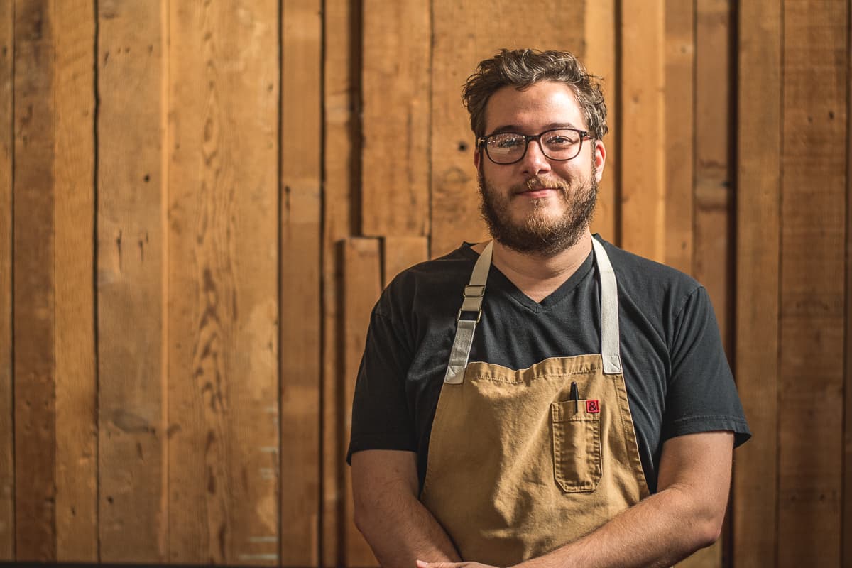 Chef Tyler Fenton at Reilly Craft Pizza & Drink (Credit: Jackie Tran)