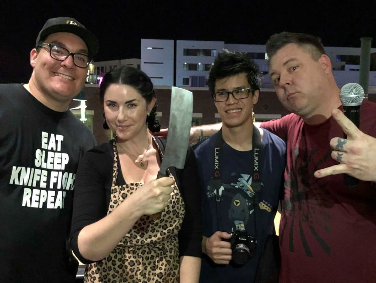 Michael Elefante, Dominique Stoller, Don Nguyen Spoons, and Gary Hickey