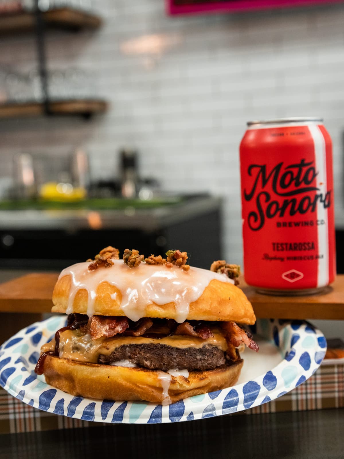 WTF... Are You Nuts? sandwich at Donut Bar (Photo by Isaac Stockton)