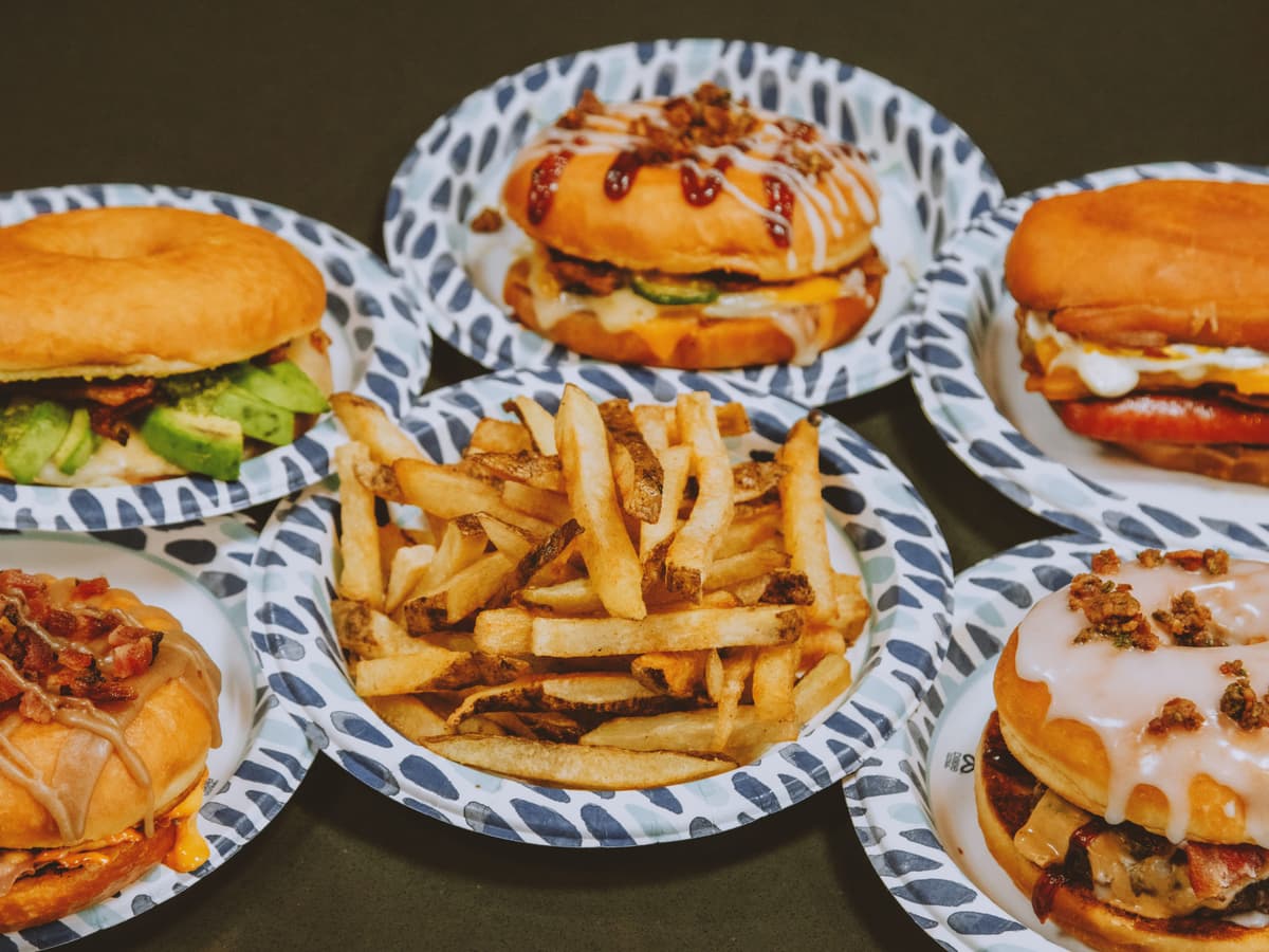 Sandwiches at Donut Bar (Photo by Isaac Stockton)