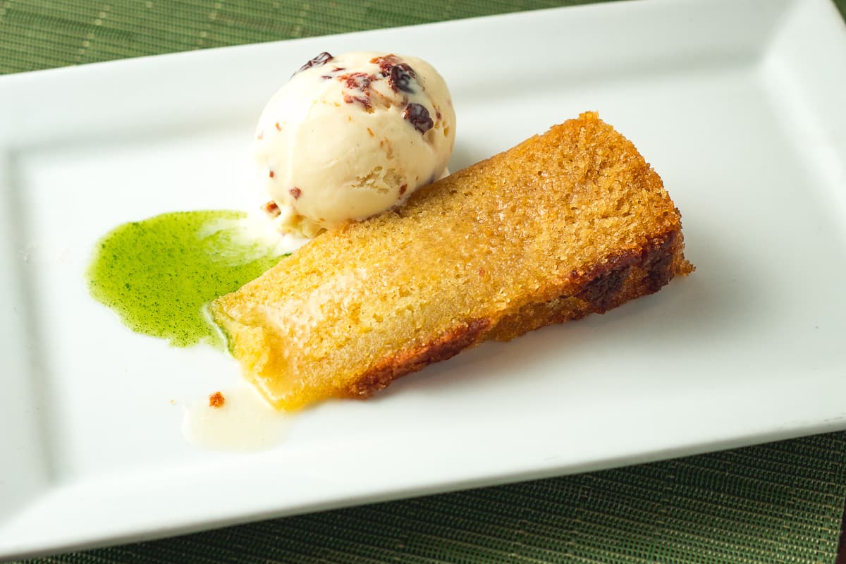 Orange, Rosemary, Olive Oil Cake at DOWNTOWN Kitchen + Cocktails