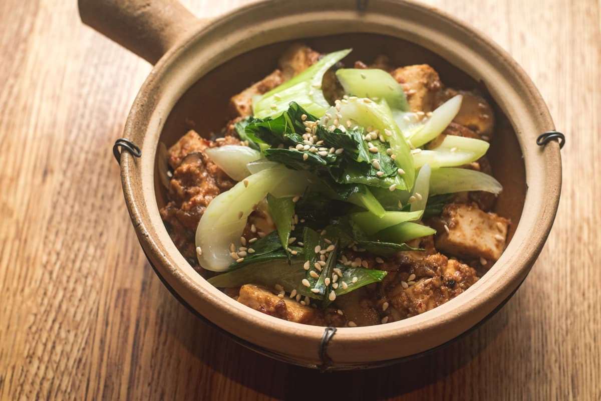 Ma Po Tofu at DOWNTOWN Kitchen + Cocktails (Credit: Jackie Tran)
