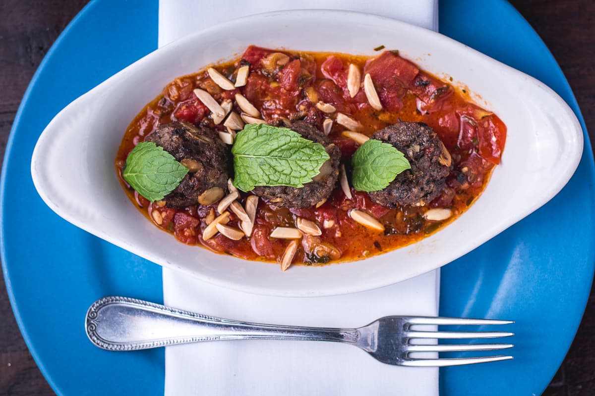 Beef Meatballs Channel the Essence of Lebanon at DOWNTOWN Kitchen + Cocktails (Credit: Jackie Tran)